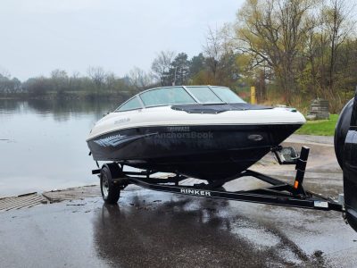 23 Foot Sport Deck boat for rent - 8 guests max