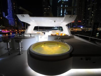 Majesty 101ft Yacht Rental With Jacuzzi (Dubai – 60 Guests Max)