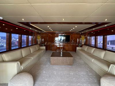 Masayel 135ft Mega Yacht Rental (Dubai – 100 Guests Max)