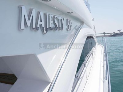 Majesty 59ft Yacht Rental (Dubai – 25 Guests Max)