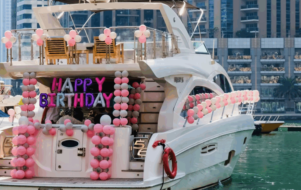 birthday party yacht