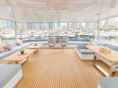 Luxury Private Event Yacht Charter In Dubai – 2023 Year Catamaran 60ft Yacht – 45 PAX
