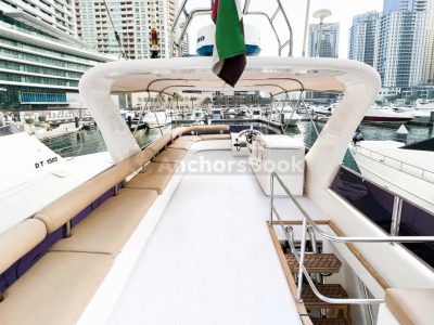 Yacht Charter In Dubai – 2022 Year 75ft Yacht – 30 PAX - Food, Drinks, Waterslides / Inflatables Available