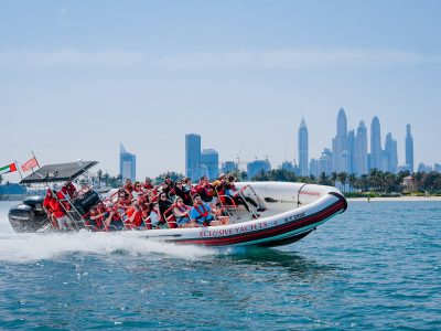90 Minute Speed Boat Tour: Marina, Atlantis, Palm and Burj al arab
