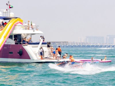 Shared Tour - YATCH RIDE & SLIDE - 4HR (Includes Food, Slides, Drinks)