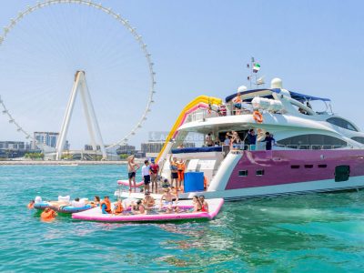 Shared Tour - YATCH RIDE & SLIDE - 4HR (Includes Food, Slides, Drinks)