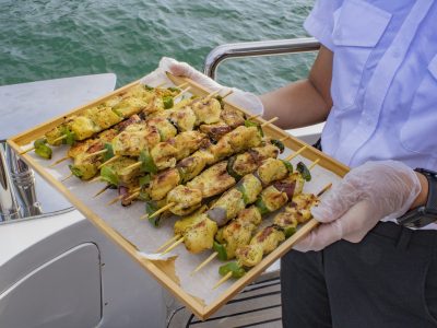 3 Hour Superyacht Experience with Live DJ, Dinner, & Drinks