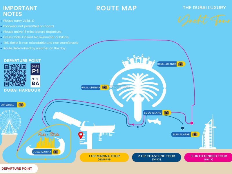 Shared Tour - YATCH RIDE & SLIDE - 4HR (Includes Food, Slides, Drinks)