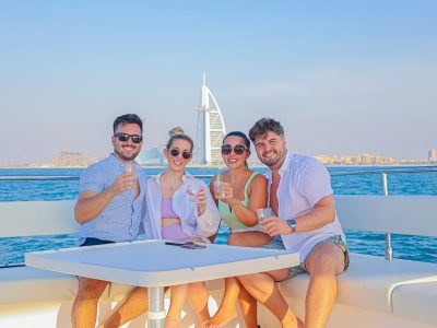 3-6 Hour Birthday Party 95ft Yacht With Jacuzzi, Cake, Decorations & Drinks Included – Dinner Optional – (Up to 50PAX)