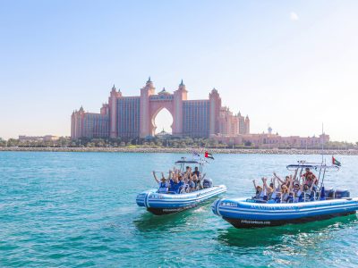 90 Minute Speed Boat Tour: Marina, Atlantis, Palm and Burj al arab