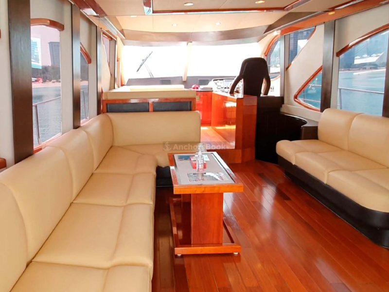 Dubai 70 ft Luxury Yacht Rental - 25PAX