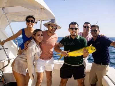 5 Hour Fishing Charter - Catch Exotic Fish | Drinks, Lunch, Live Bait Included | Up To 45 GUESTS in Cabo San Lucas