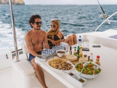 Full Day (10am-sunset) Yacht Tour in Costa Rica - 51ft Catamaran! (Meal & drinks included)