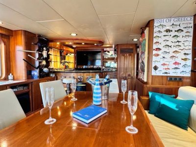 Luxury Fishing Yacht Charter In Greece - Includes Food & Drinks onboard, Fishing Equipment, Service Crew