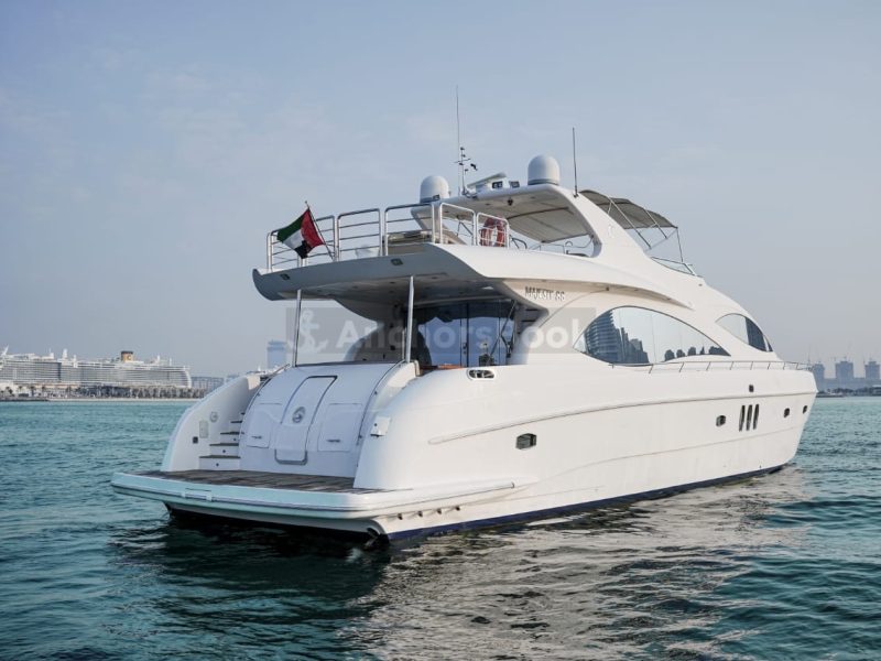 Majesty 88ft Yacht Rental (Dubai – 50 Guests Max) with Jacuzzi