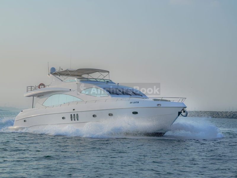 Majesty 88ft Yacht Rental (Dubai – 50 Guests Max) with Jacuzzi
