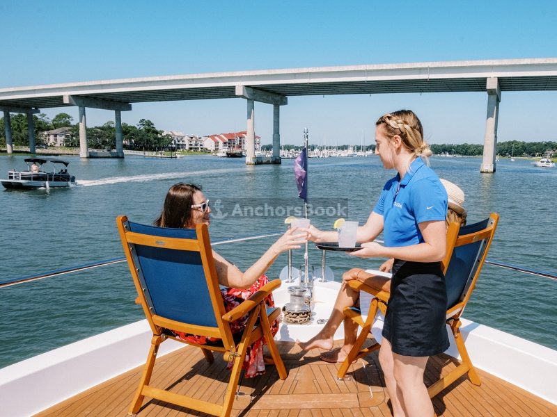 Full Day Charter - 10am - 8pm (10 hours) - Private 80' Luxury Yacht Charter