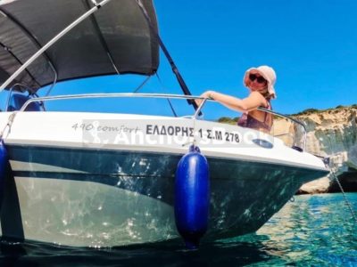 Milos Eldoris 1 Nireus Grey (full day rental) - No license required