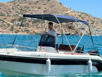Milos Eldoris 4 Poseidon White (full day rental) - No license required