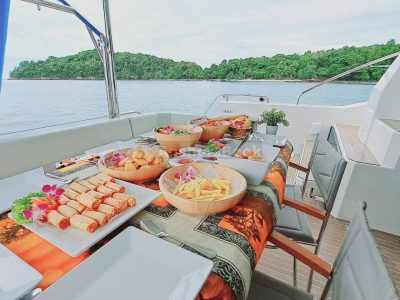 Shibuli Leopard 40' (With Food, Drinks, Water Toys/Slides) - Full Day Yacht Rental In Phuket, Thailand