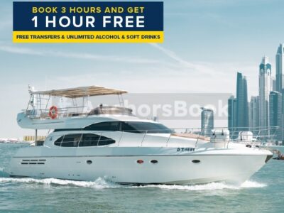 VIP 58ft | Free 🥂 Unlimited Alcohol + Soft Drinks Included - Book 3+ Hr Get 1 Hr Free Offer