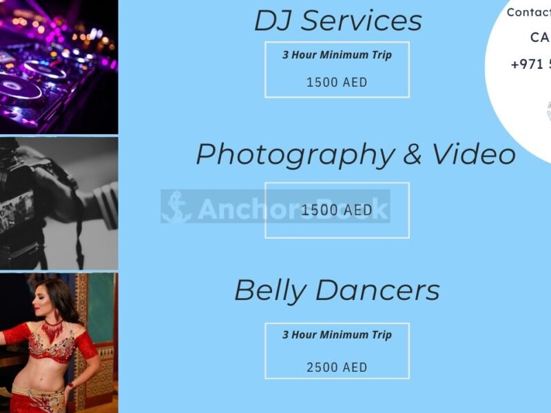 Luxury Private Event Yacht Charter In Dubai – 68ft Yacht – 25 PAX