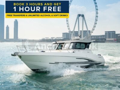 Speedboat 36ft | Book 3+ Hr Get 1 Hr Free Offer