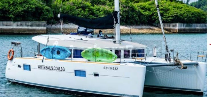4 Hour Private Yacht Charter to Lazarus Island - SunRise 40ft | With Food, BBQ, Drinks, Watersports & Fishing