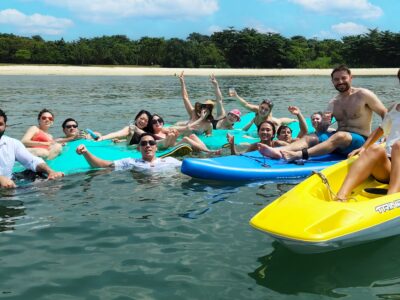 4 Hour Private Luxury Yacht Charter to Lazarus/St John Island – Fountaine Pajot Lucia 40 sailing catamaran