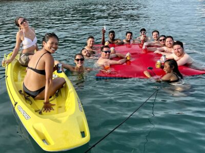 4 Hour Private Luxury Yacht Charter to Lazarus/St John Island – Fountaine Pajot Lucia 40 sailing catamaran