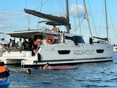 4 Hour Private Luxury Yacht Charter to Lazarus/St John Island – Fountaine Pajot Lucia 40 sailing catamaran
