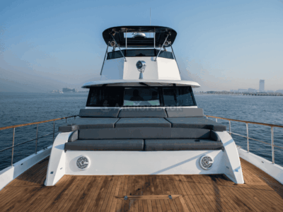 AnchorsBook Fleet: Vogue Luxury Yacht Rental - Hatteras 64ft (22PAX)