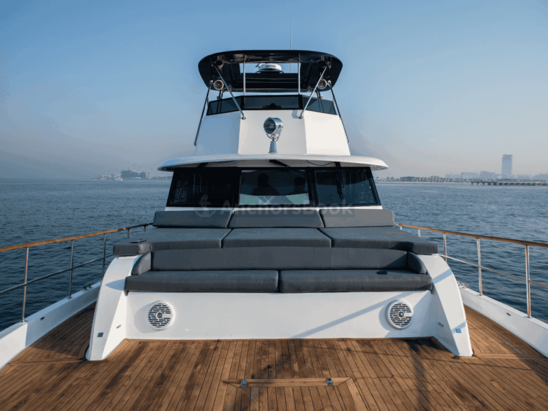 AnchorsBook Fleet: Vogue Luxury Yacht Rental - Hatteras 64ft (22PAX)