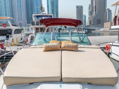 AnchorsBook Fleet: Dubai Party Yacht Rental – Regal 33ft (8 PAX)