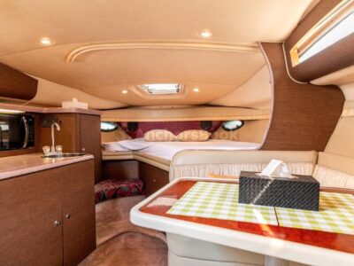 AnchorsBook Fleet: Dubai Party Yacht Rental – Regal 33ft (8 PAX)
