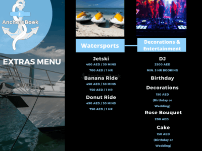 AnchorsBook Fleet: Vogue Luxury Yacht Rental - Hatteras 64ft (22PAX)