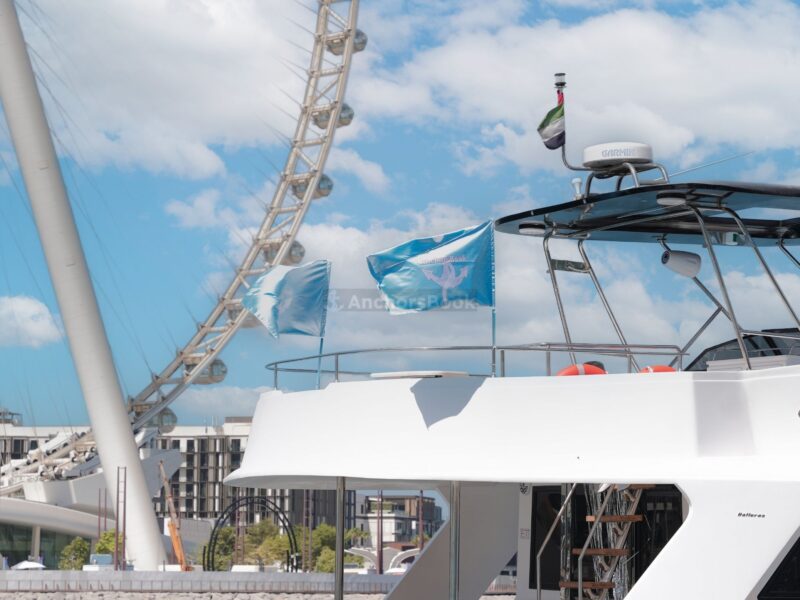 AnchorsBook Fleet: Vogue Luxury Yacht Rental - Hatteras 64ft (22PAX)