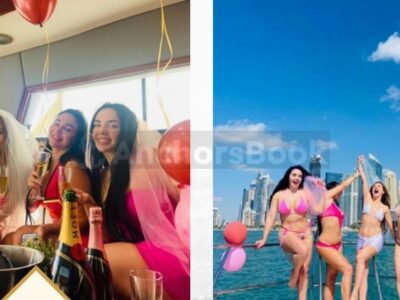 Water Fun Yacht Charter In Dubai – 2023 Year 62ft Yacht With Waterslides & Inflatables – 25 PAX