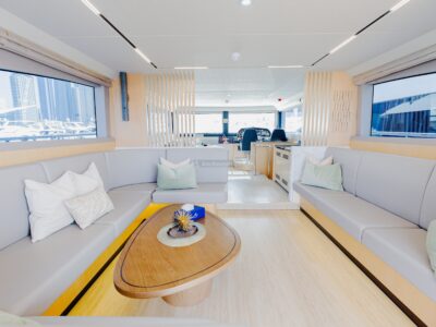 Water Fun Yacht Charter In Dubai – 2023 Year 62ft Yacht With Waterslides & Inflatables – 25 PAX