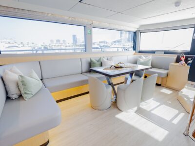 Water Fun Yacht Charter In Dubai – 2023 Year 62ft Yacht With Waterslides & Inflatables – 25 PAX