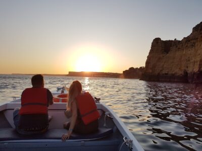 Private Sunset Boat Tour from Lagos to Ponta da Piedade with Local Guide