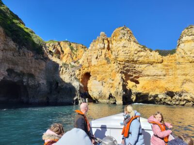 Boat Rental with Local Skipper to Visit the Coast of Lagos (includes Cave Tour, Swimming, Snorkeling & Relaxing)