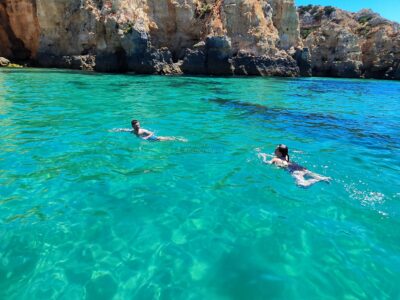 Boat Rental with Local Skipper to Visit the Coast of Lagos (includes Cave Tour, Swimming, Snorkeling & Relaxing)