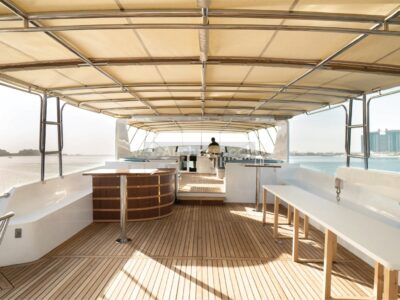 4-6 Hour Birthday Party VIP 118ft Yacht - Includes: 🚌Transfers, 🎂Cake, 🎈Decorations, 🥂Unlimited Alcohol & Soft Drinks