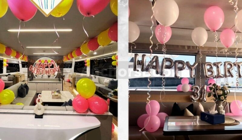 4-6 Hour Birthday Party 56ft 24PAX L Yacht - Includes: 🎂Cake, 🎈Decorations, 🥂Unlimited Alcohol & Soft Drinks