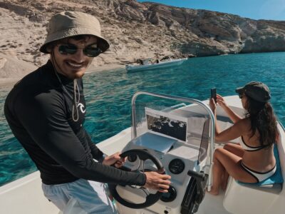 16ft Bareboat Rental In Milos