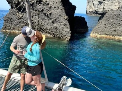 Santorini Private Catamaran Cruise with Meal & Drinks