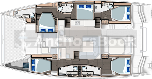 Lady Amanda - Luxury 5-Cabin Catamaran