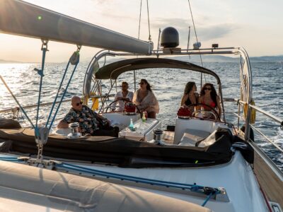 Private luxury 5 hour sunset sailing cruise in Athenian Riviera