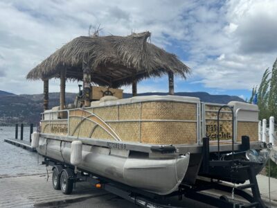 Tiki Party Yacht Pontoon Boat, 115HP